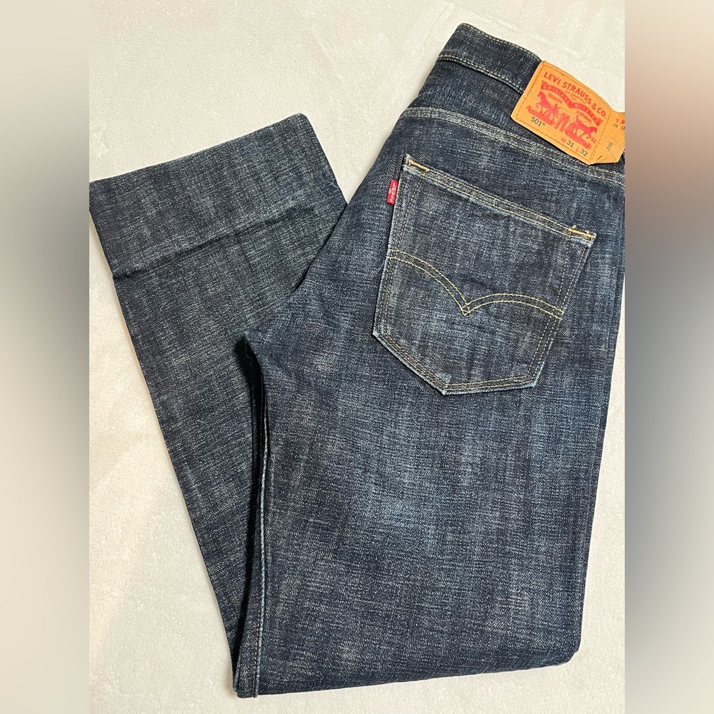 Levi's 501 Men's Dark Indigo Bootcut Jeans